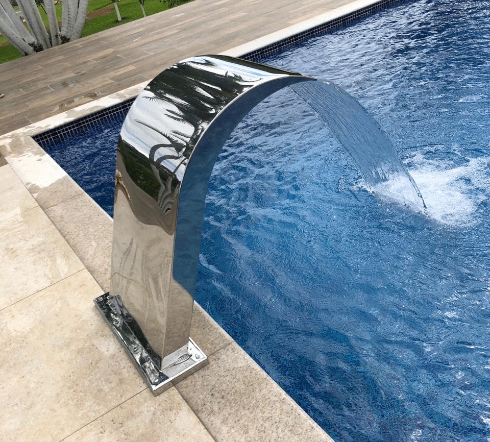 Cascata Iguaçu - Inox 304 - Polida Espelhada