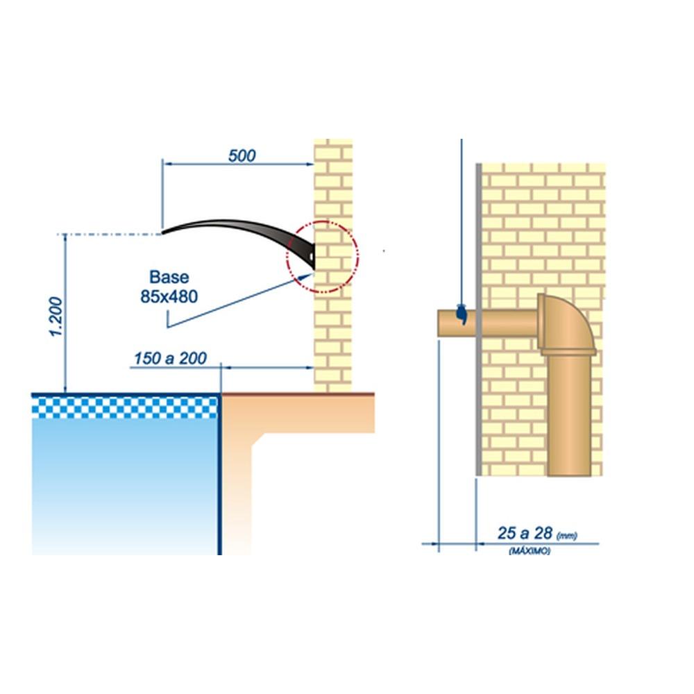 Cascata Wave Wall Media (Parede) - Imagem 4